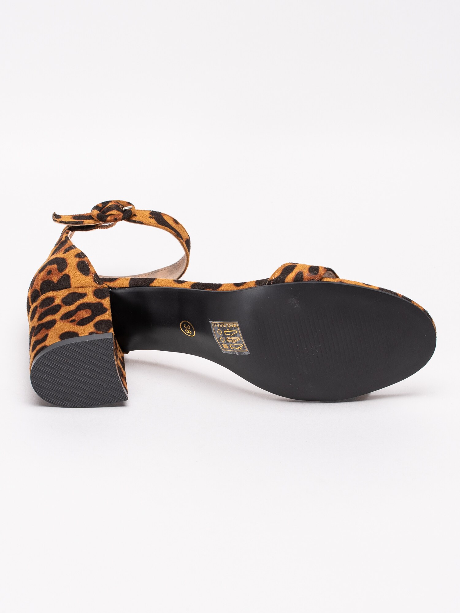 03191035 Marquiiz C7237 Leopard Print bruna leopardmönstrade sandaletter med vristrem-5