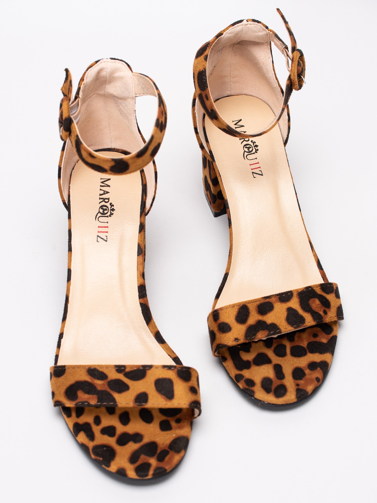 03191035 Marquiiz C7237 Leopard Print bruna leopardmönstrade sandaletter med vristrem-6