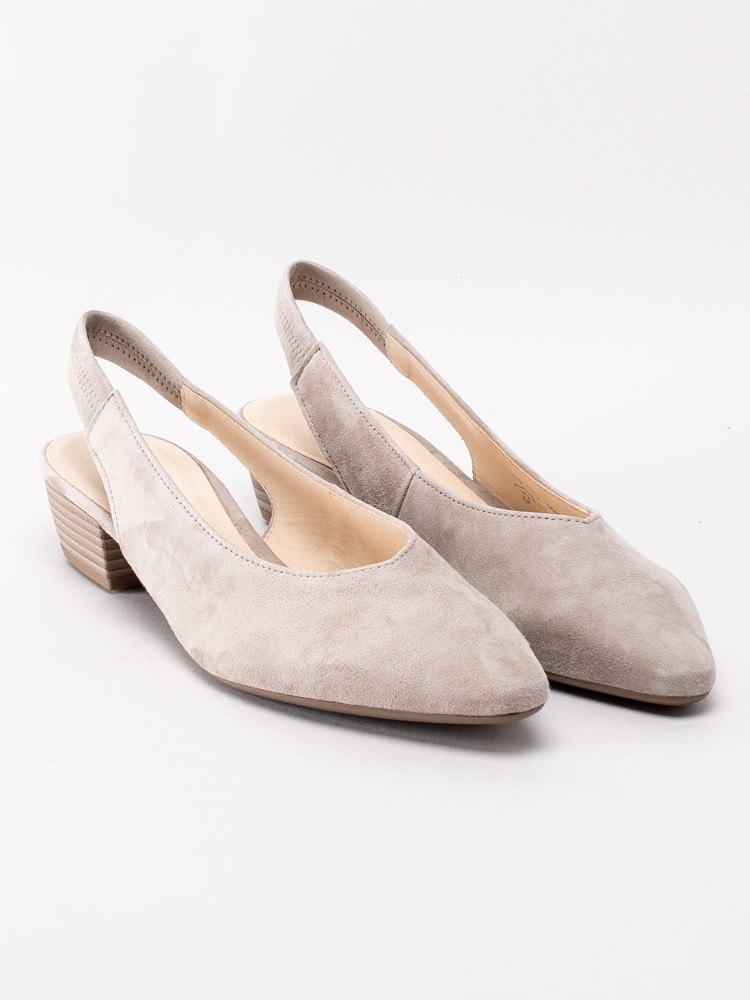 03201007 Gabor 41.530-12 Beige lågklackade pumps med slingback-3