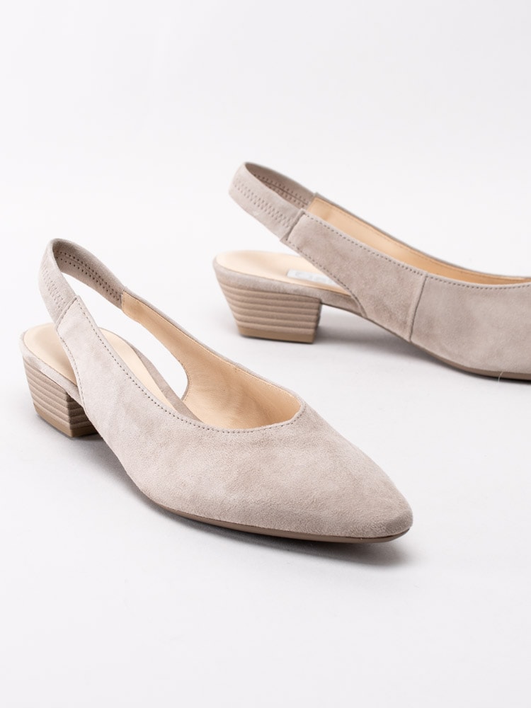 03201007 Gabor 41.530-12 Beige lågklackade pumps med slingback-6