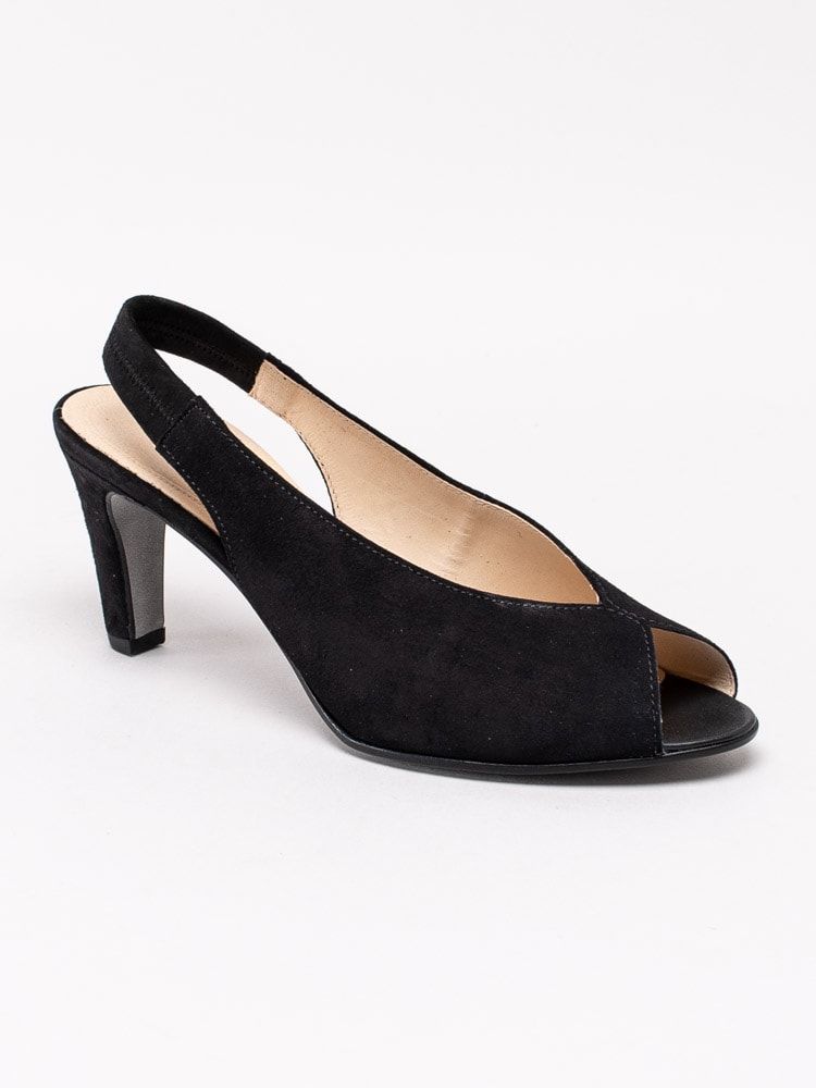 03201011 Gabor 41.800-17 Svarta pumps med slingback och peeptoe-1