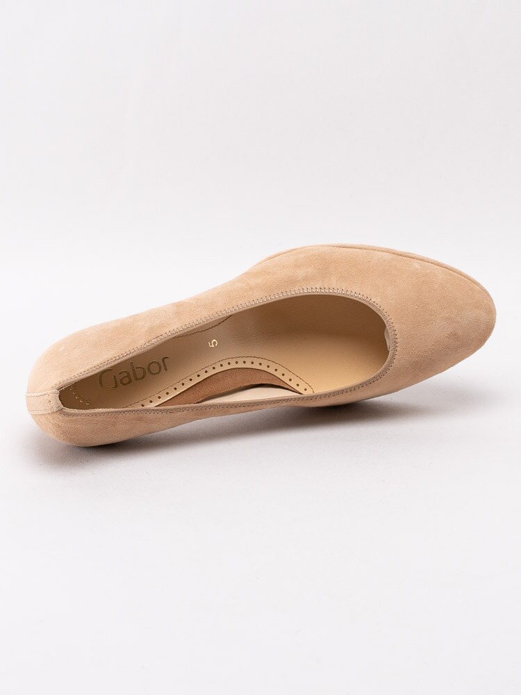 03201017 Gabor 41.470-14 Beige pumps med platå-4