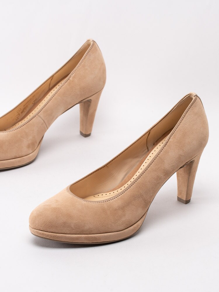 03201017 Gabor 41.470-14 Beige pumps med platå-6