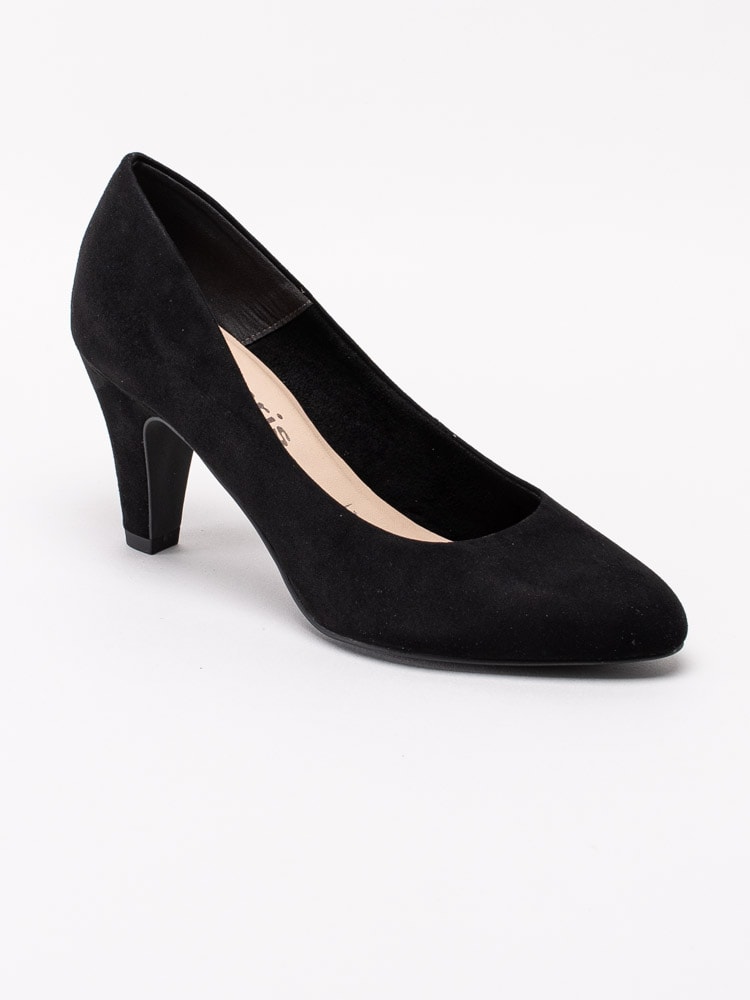 03201033 Tamaris 1-22406-24-001 svarta pumps i textilmocka-1