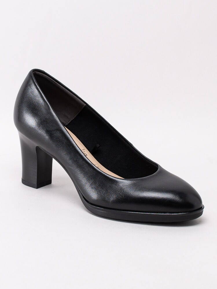 03203010 Tamaris 1-22434-25-001 Svarta pumps i skinn-1