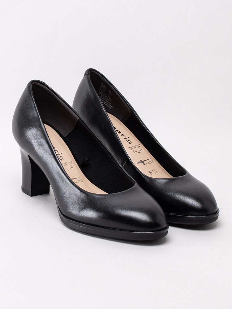 03203010 Tamaris 1-22434-25-001 Svarta pumps i skinn-3