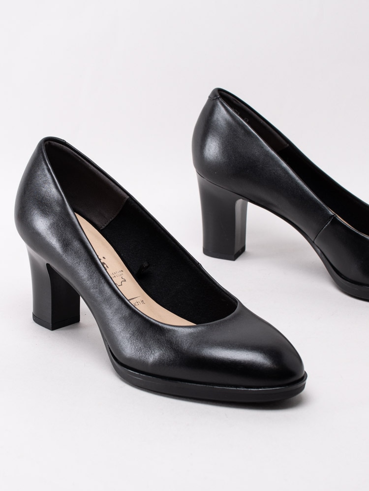 03203010 Tamaris 1-22434-25-001 Svarta pumps i skinn-6