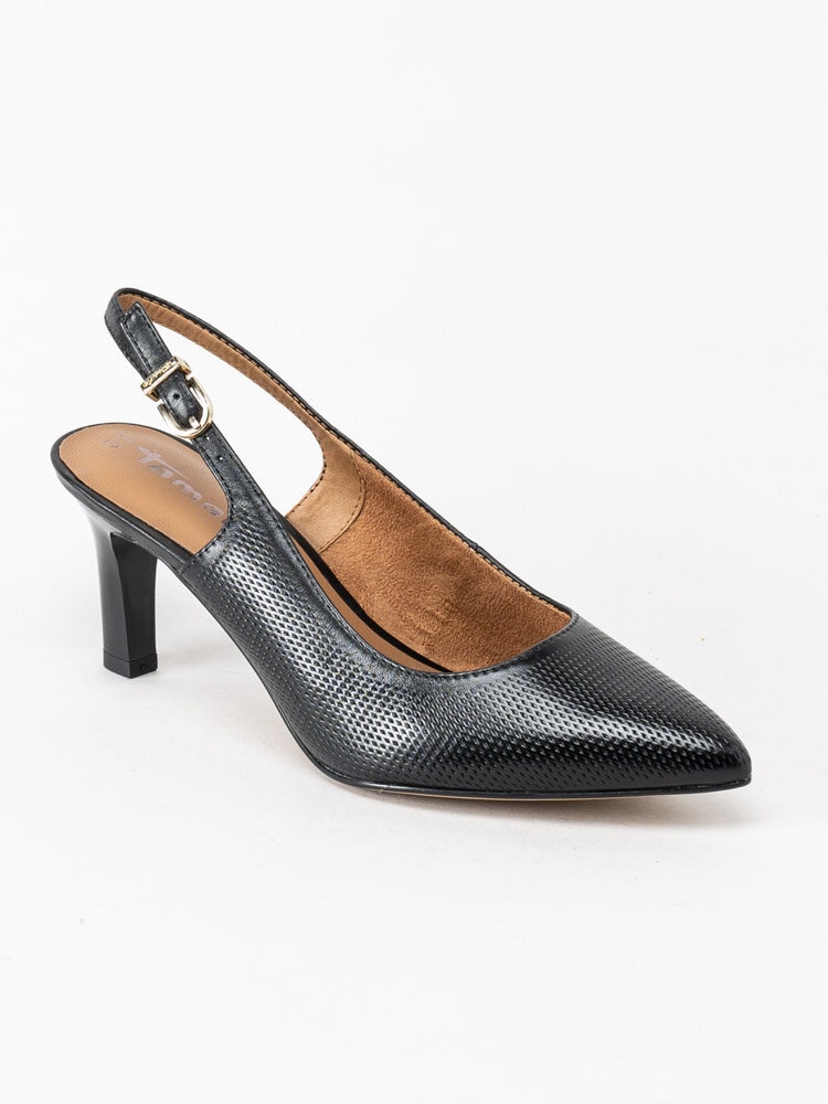 Tamaris - Svarta pumps med slingback