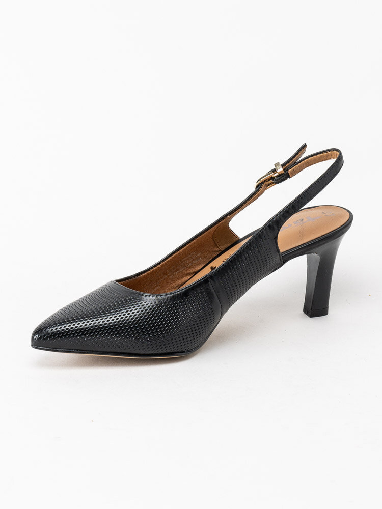 Tamaris - Svarta pumps med slingback