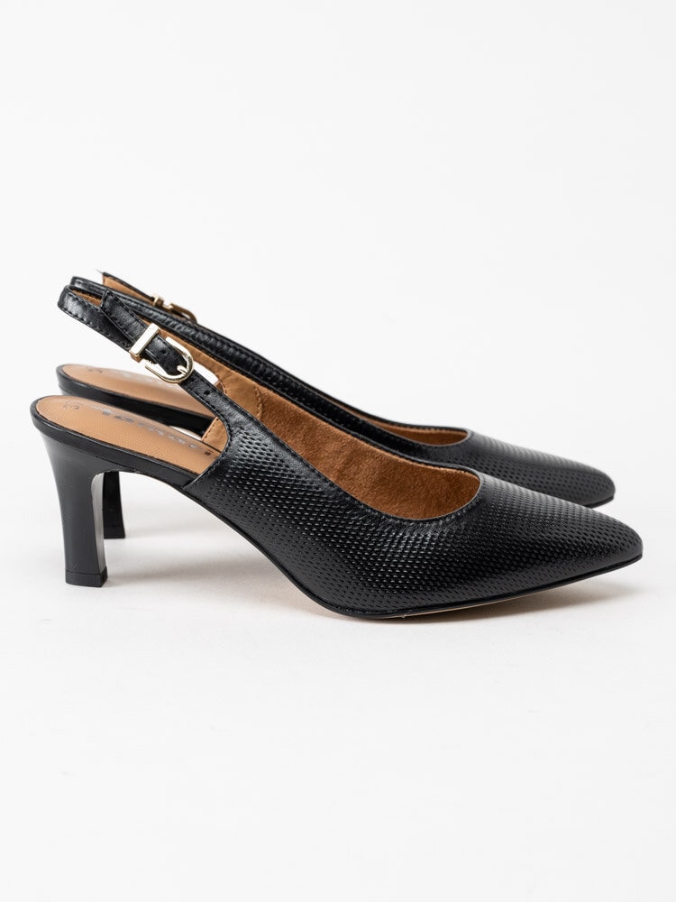 Tamaris - Svarta pumps med slingback