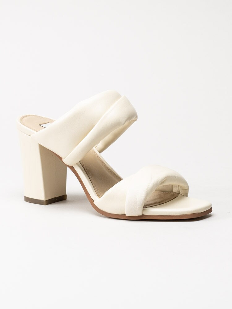 Steve Madden - Imani - Off white slip in sandaletter i skinn