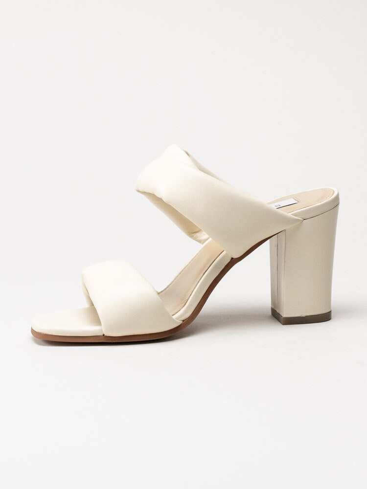 Steve Madden - Imani - Off white slip in sandaletter i skinn