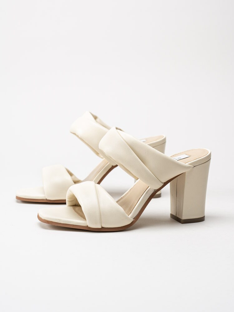 Steve Madden - Imani - Off white slip in sandaletter i skinn