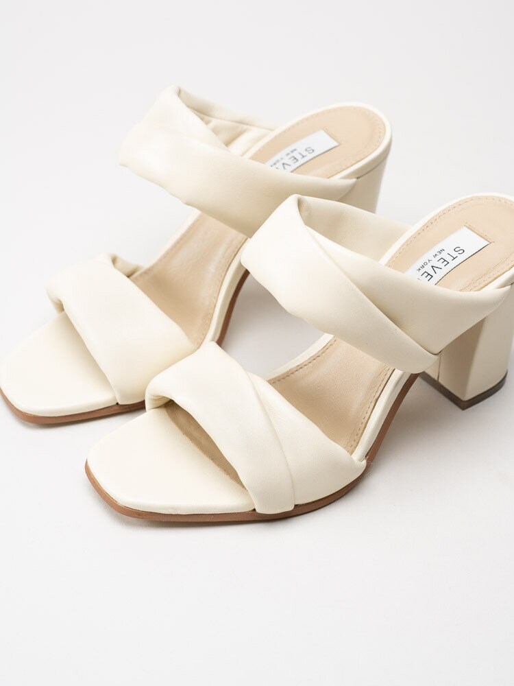 Steve Madden - Imani - Off white slip in sandaletter i skinn