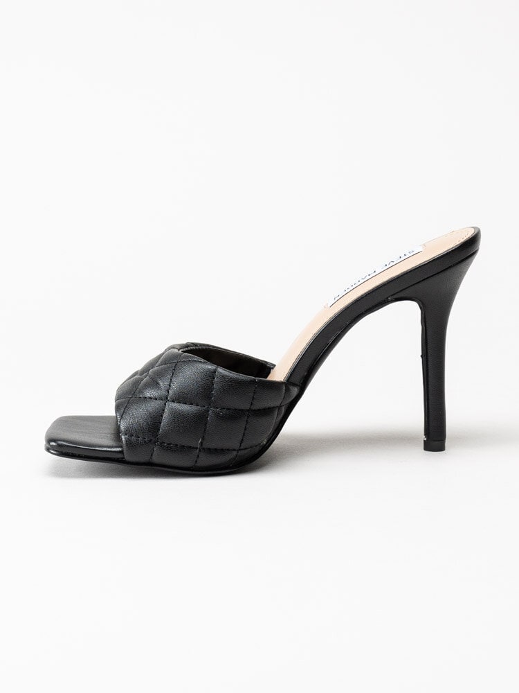 Steve Madden - Signify - Svarta slip in högklackade sandaletter