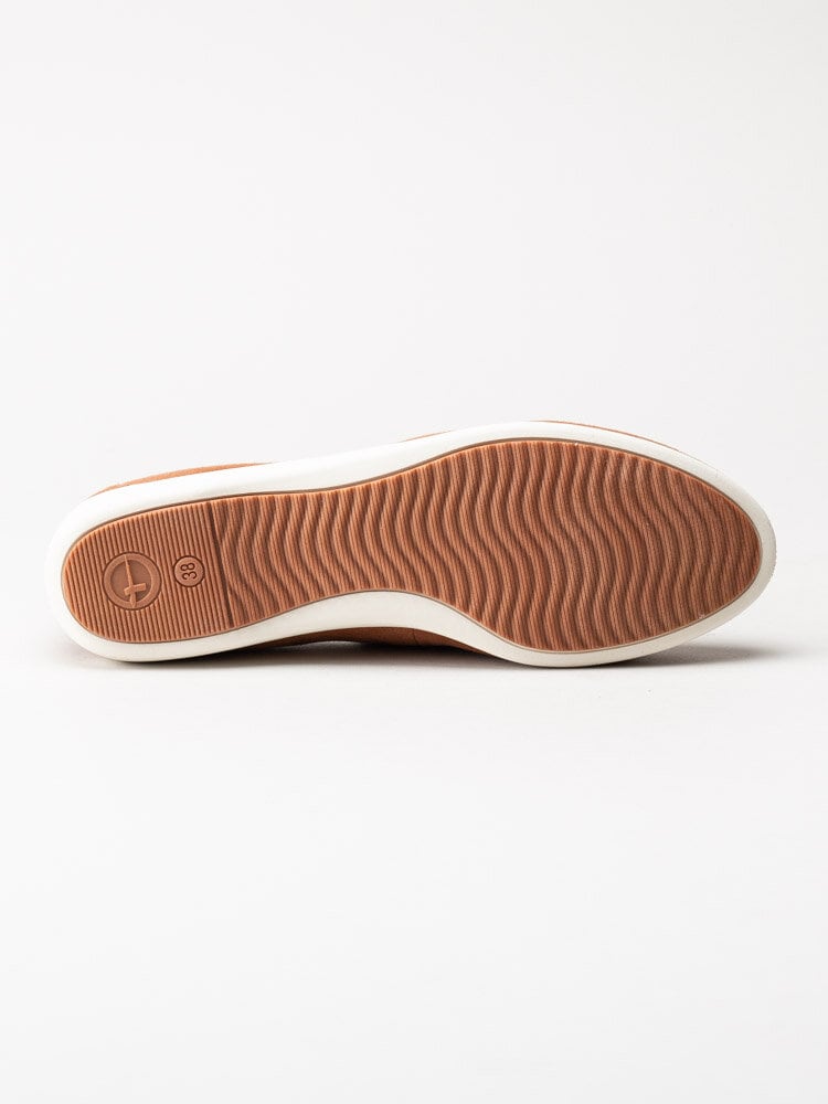 Tamaris - Orange ballerina i mocka