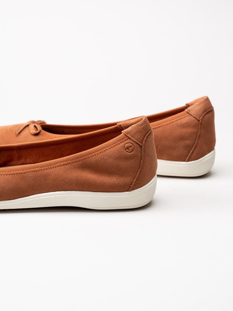 Tamaris - Orange ballerina i mocka