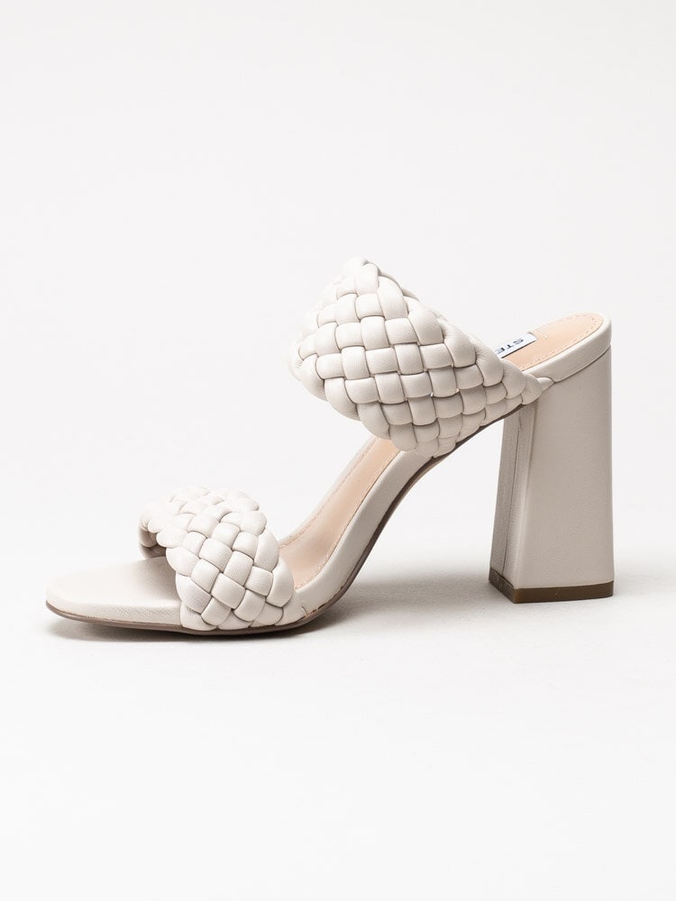 Steve Madden - Tangle - Off White högklackade slip in sandaletter