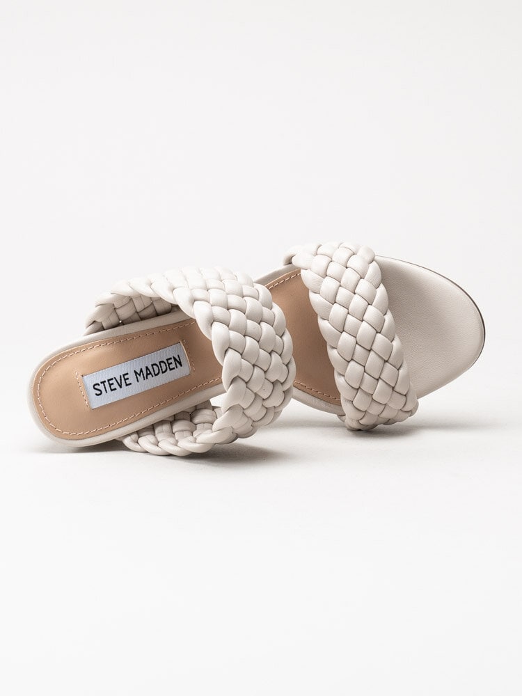 Steve Madden - Tangle - Off White högklackade slip in sandaletter