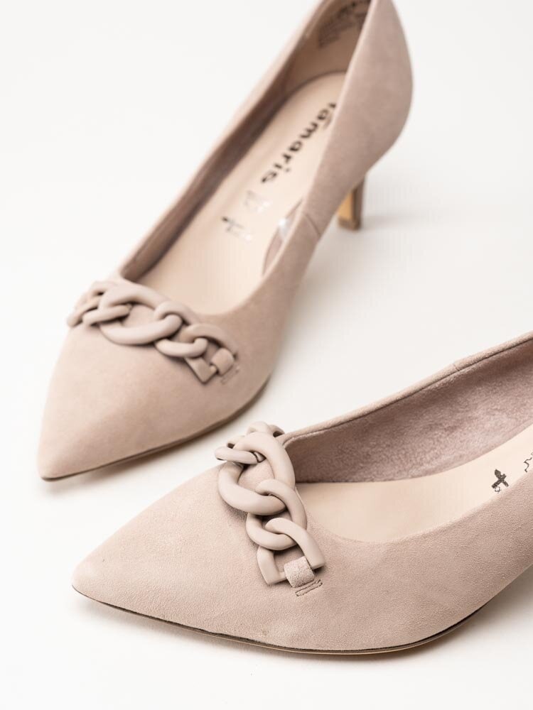 Tamaris - Beige pumps i mocka