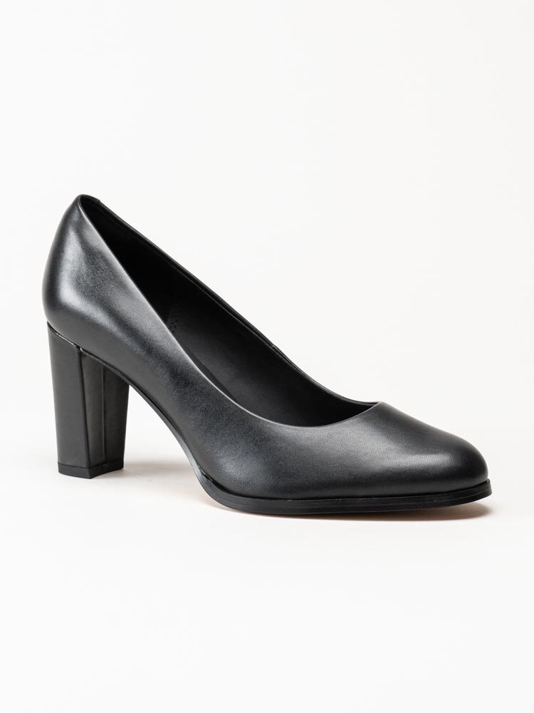 Clarks - Kaylin Cara 2 - Svarta pumps i skinn