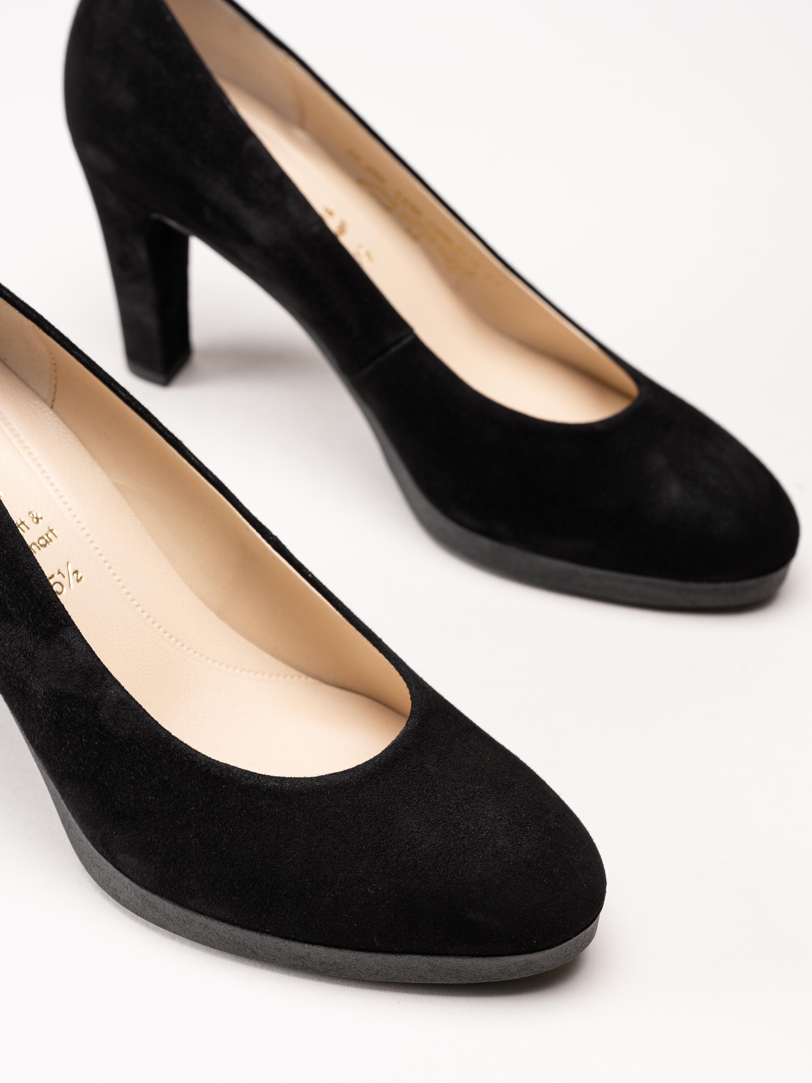 Gabor - Svarta pumps i mocka