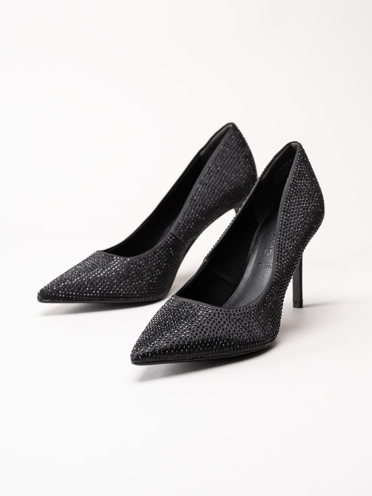 Tamaris - Svarta pumps med strass