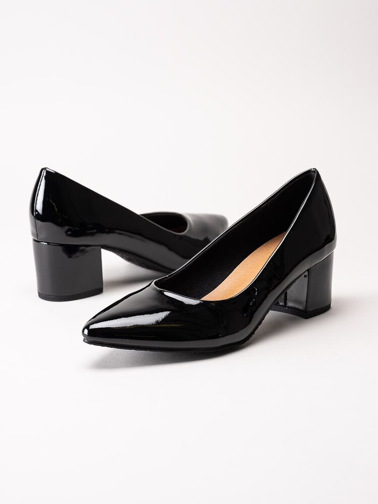 Duffy - Svarta lackpumps