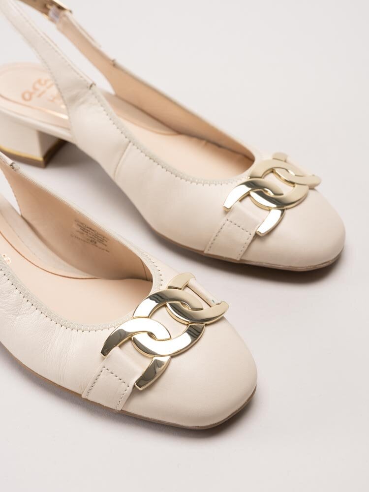 Ara - Graz Highsoft - Beige slingbacks i skinn