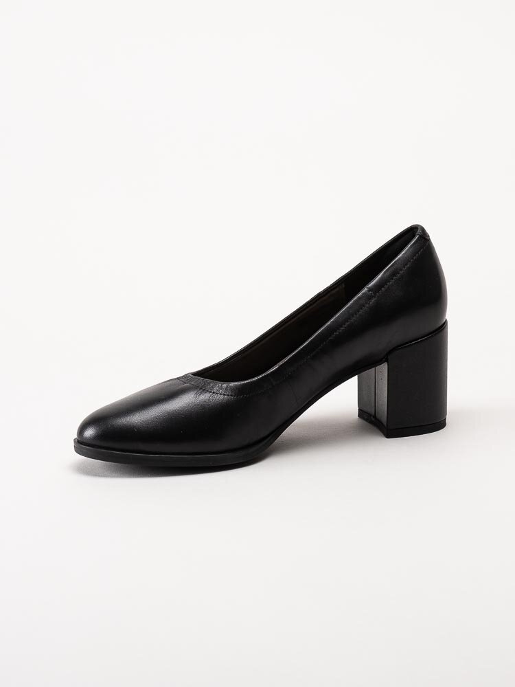 Clarks - Freva55 Court - Svarta pumps i skinn