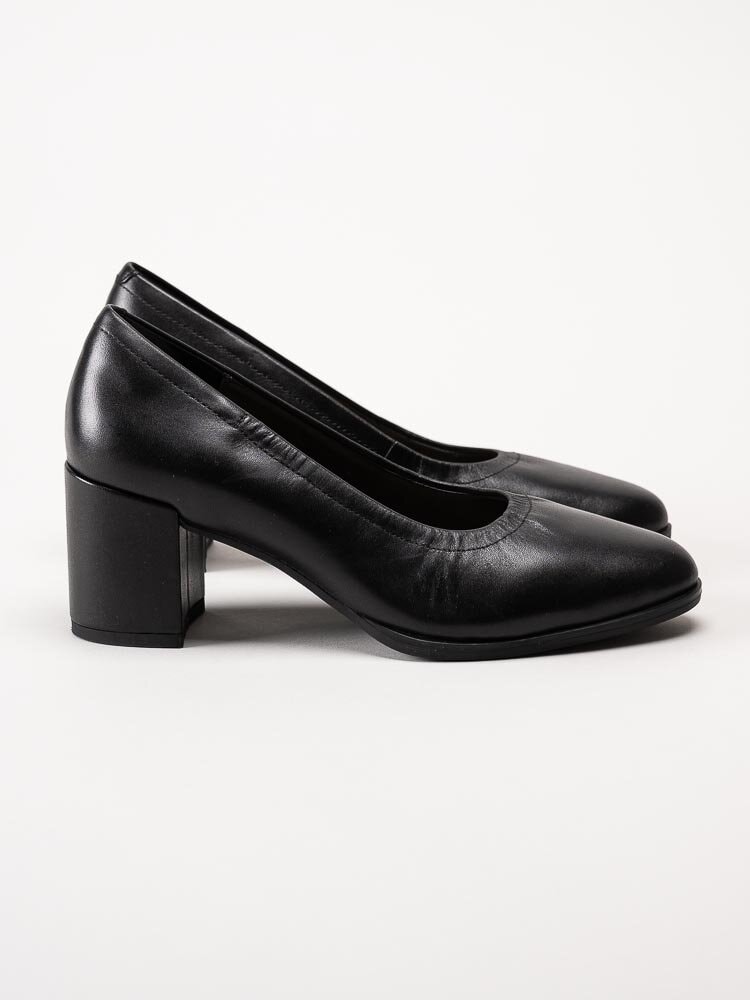 Clarks - Freva55 Court - Svarta pumps i skinn