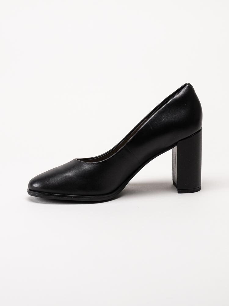 Clarks - Freva85 Court - Svarta pumps i skinn