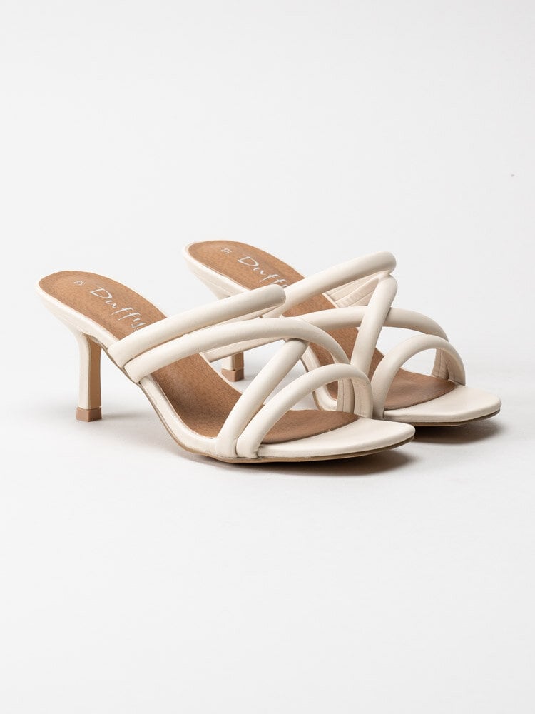 Duffy - Beige slip in sandaletter