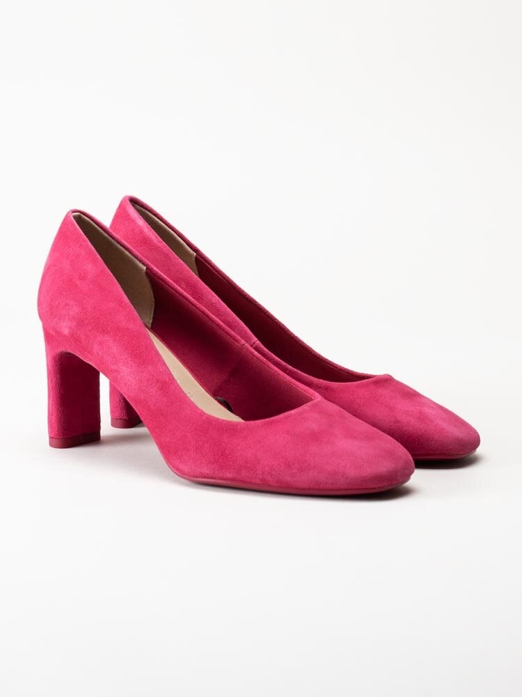 Tamaris - Rosa pumps i mocka