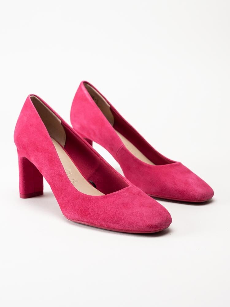 Tamaris - Rosa pumps i mocka