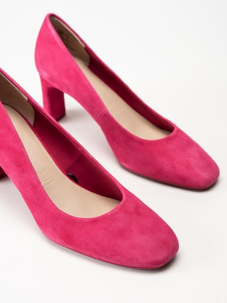 Tamaris - Rosa pumps i mocka