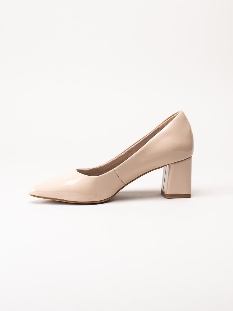 Tamaris - Beige lackpumps