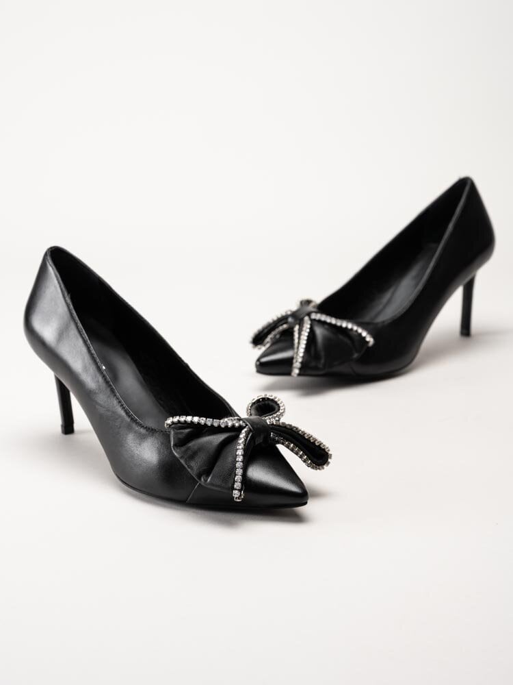 Copenhagen Shoes - Her Moments leather - Svart pumps i skinn