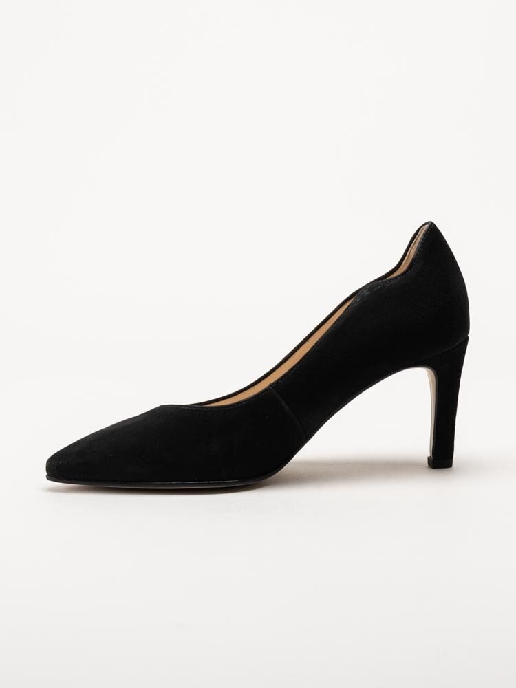 Gabor - Svarta pumps i mocka