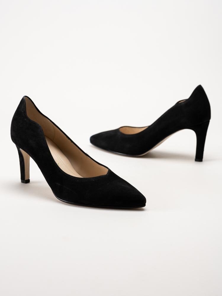 Gabor - Svarta pumps i mocka