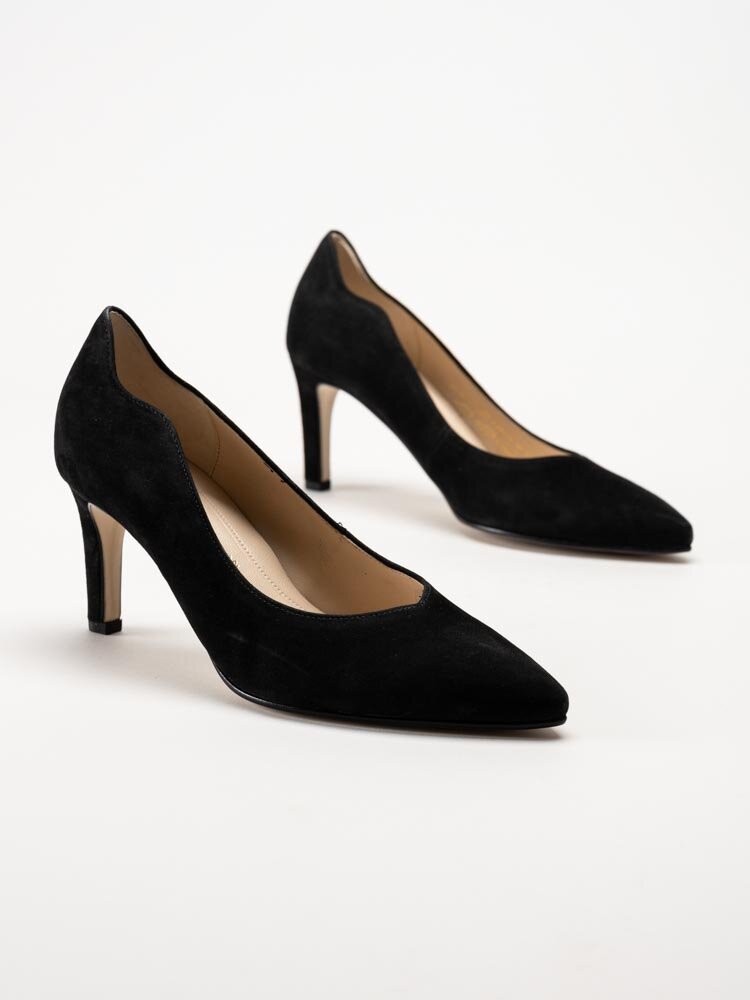 Gabor - Svarta pumps i mocka