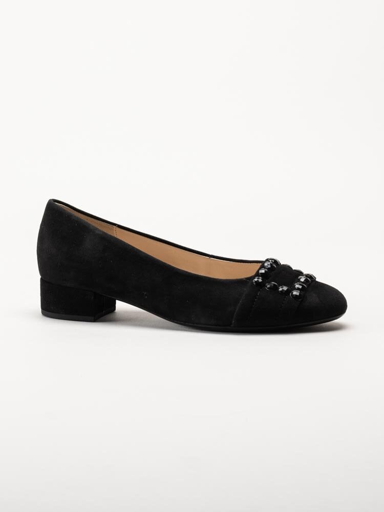 Gabor - Svarta pumps i mocka