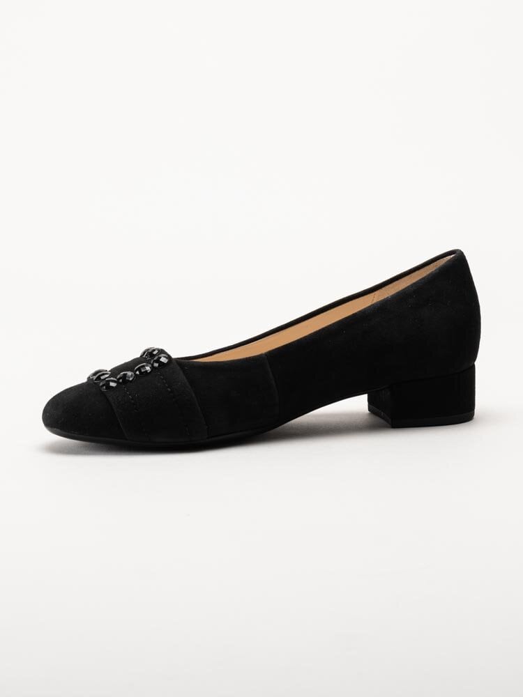 Gabor - Svarta pumps i mocka