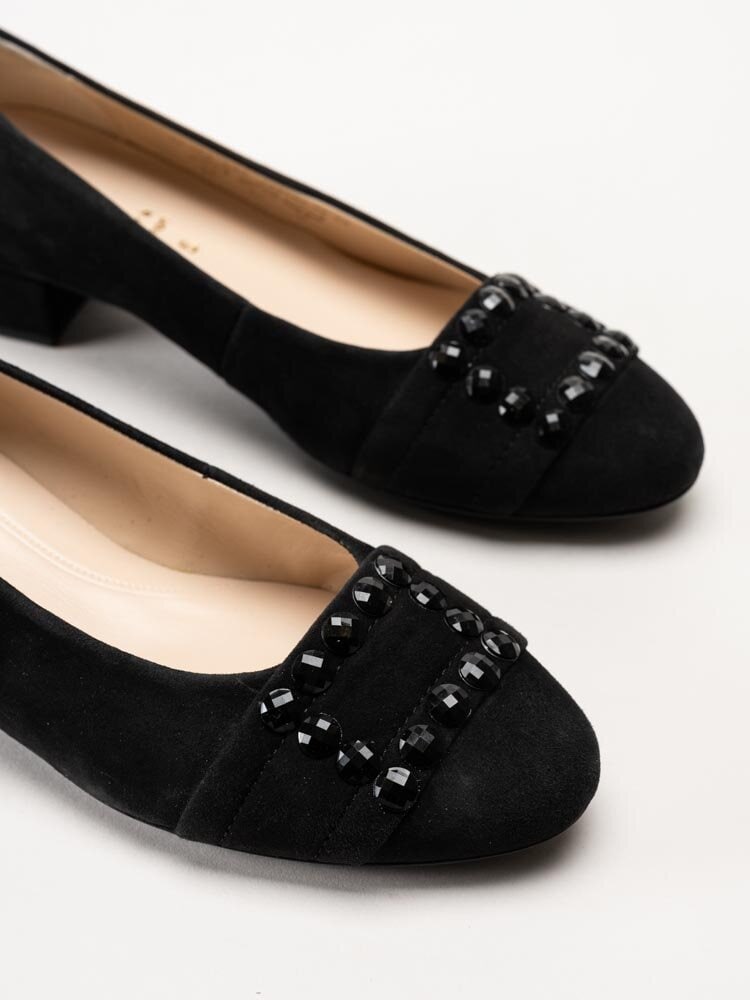 Gabor - Svarta pumps i mocka