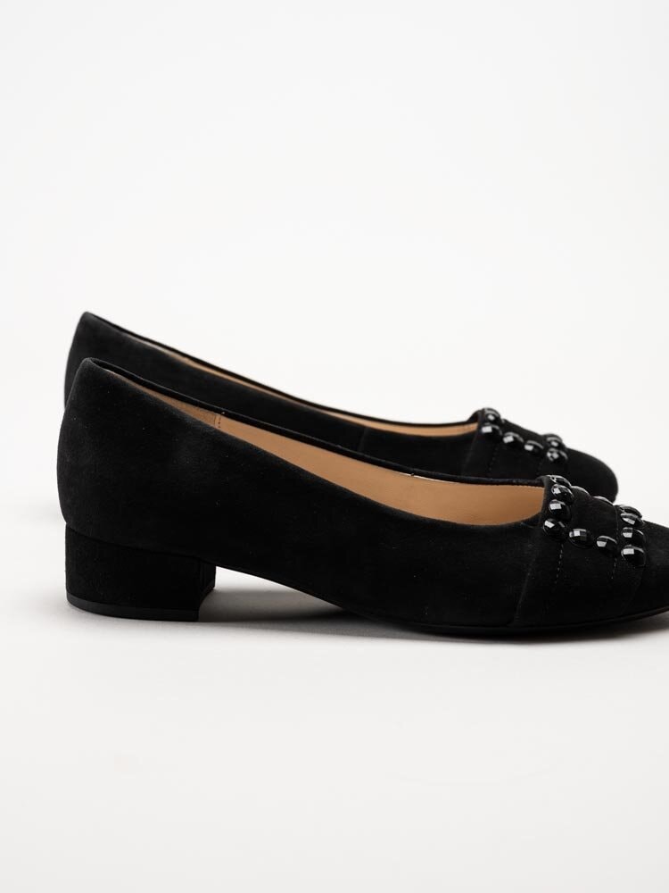 Gabor - Svarta pumps i mocka