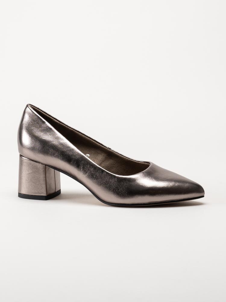 Jana - Softline - Metallic pumps i skinnimitation