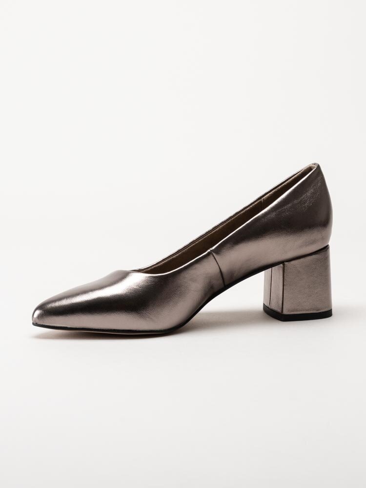 Jana - Softline - Metallic pumps i skinnimitation