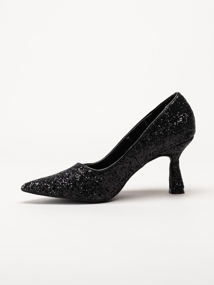 Duffy - Svarta glittriga pumps