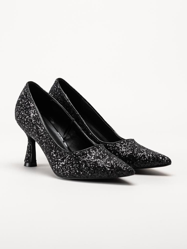 Duffy - Svarta glittriga pumps