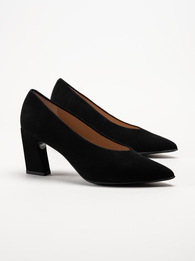 Unisa - Kramp_F23_KS - Svarta pumps i mocka